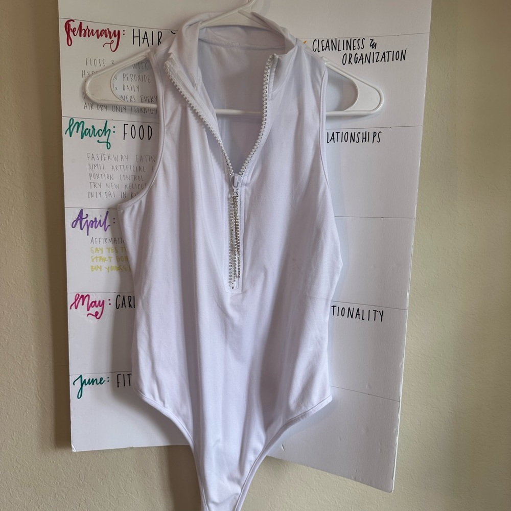 White Amazon Bodysuit
